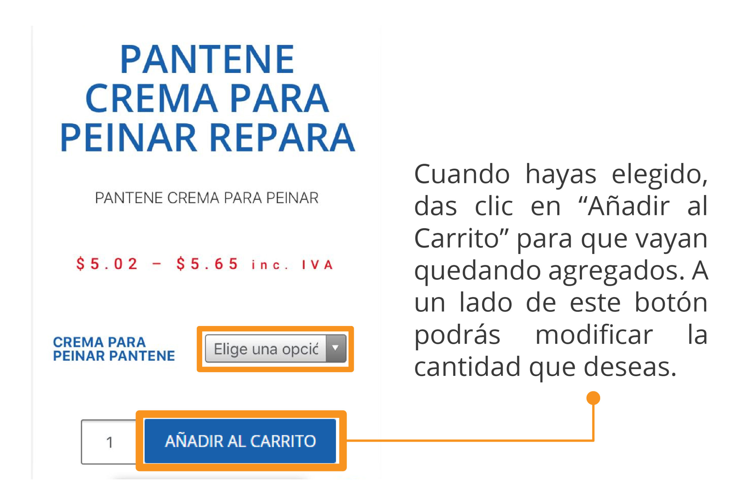 Elige tus productos