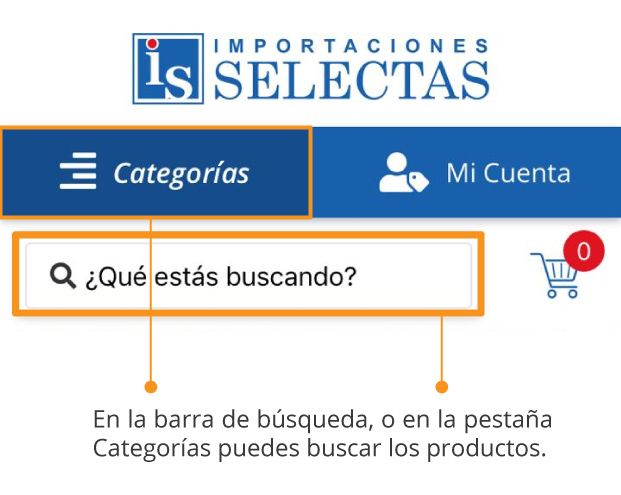 Busca tus productos